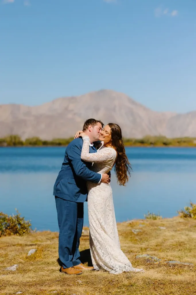 Buena Vista Elopement Photographer - Leah Lach a photographer based in Breckenridge, Colorado captures an adventure elopement