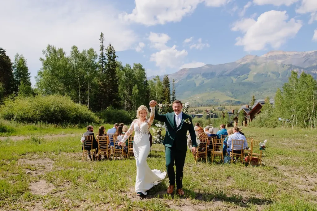 The Telluride Mountain Lodge, a scenic ceremony site with mountain views. If you want to plan an adventurous, intimate Colorado wedding, consider this stunning mountain wedding venue