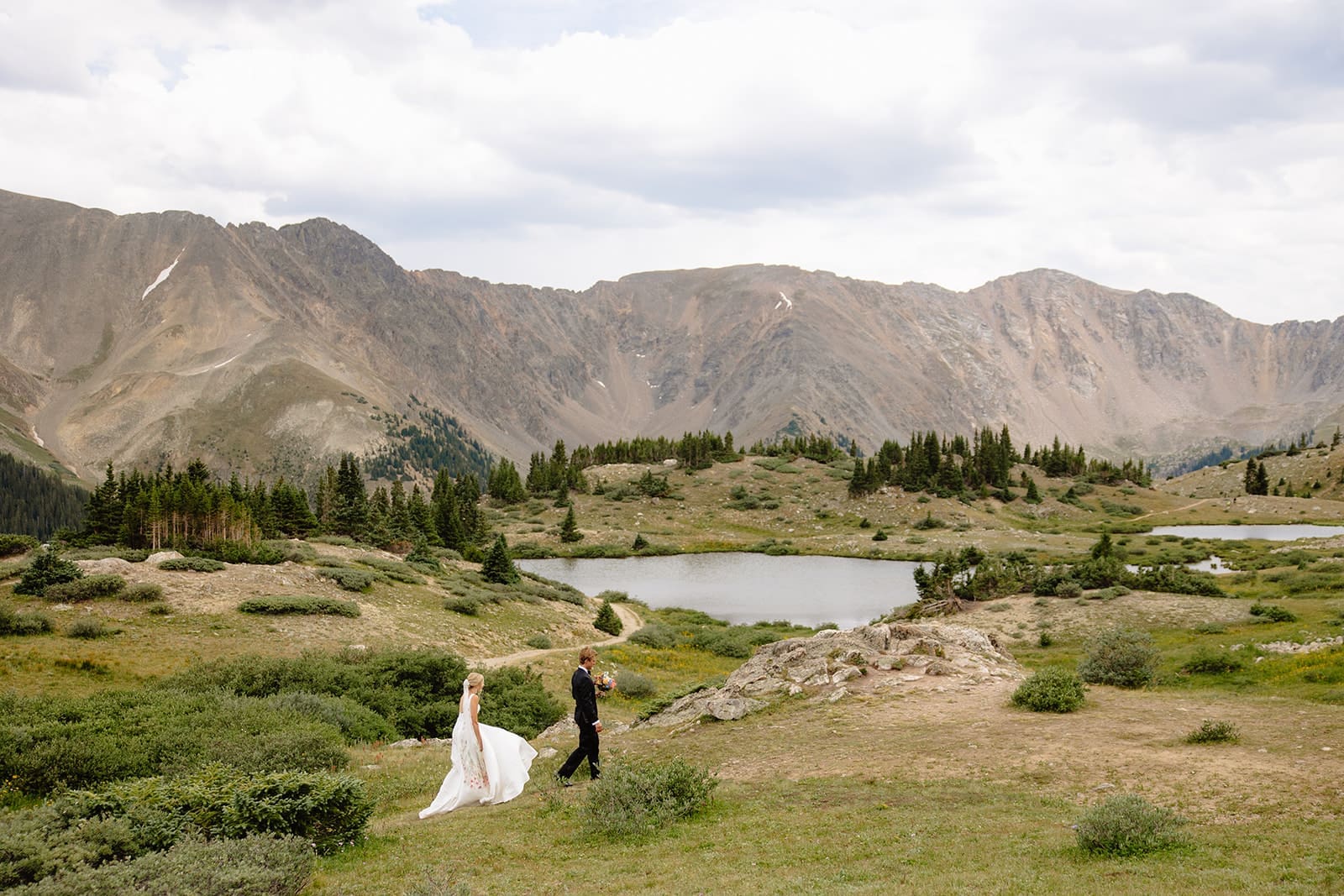 Breckenridge mountain adventure elopement before wedding at a-basin